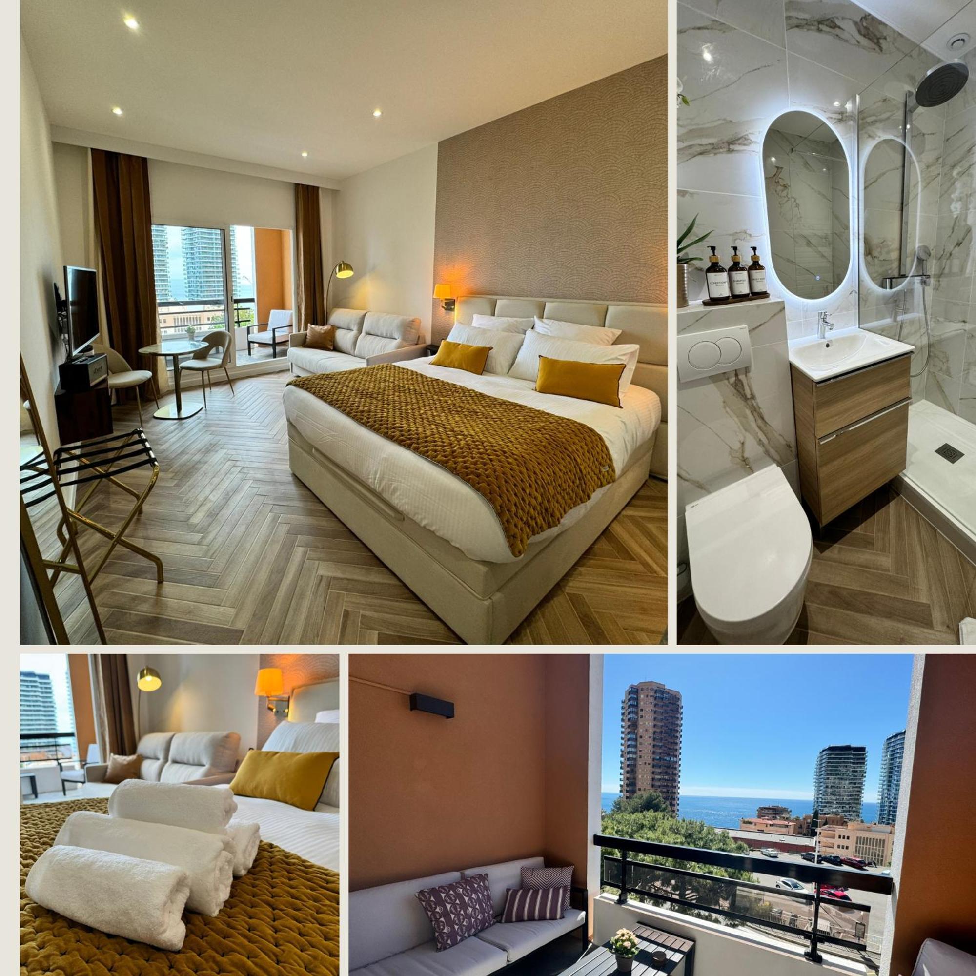 Monaco Border Luxury Suite - Sea View - Pool Beausoleil Ngoại thất bức ảnh