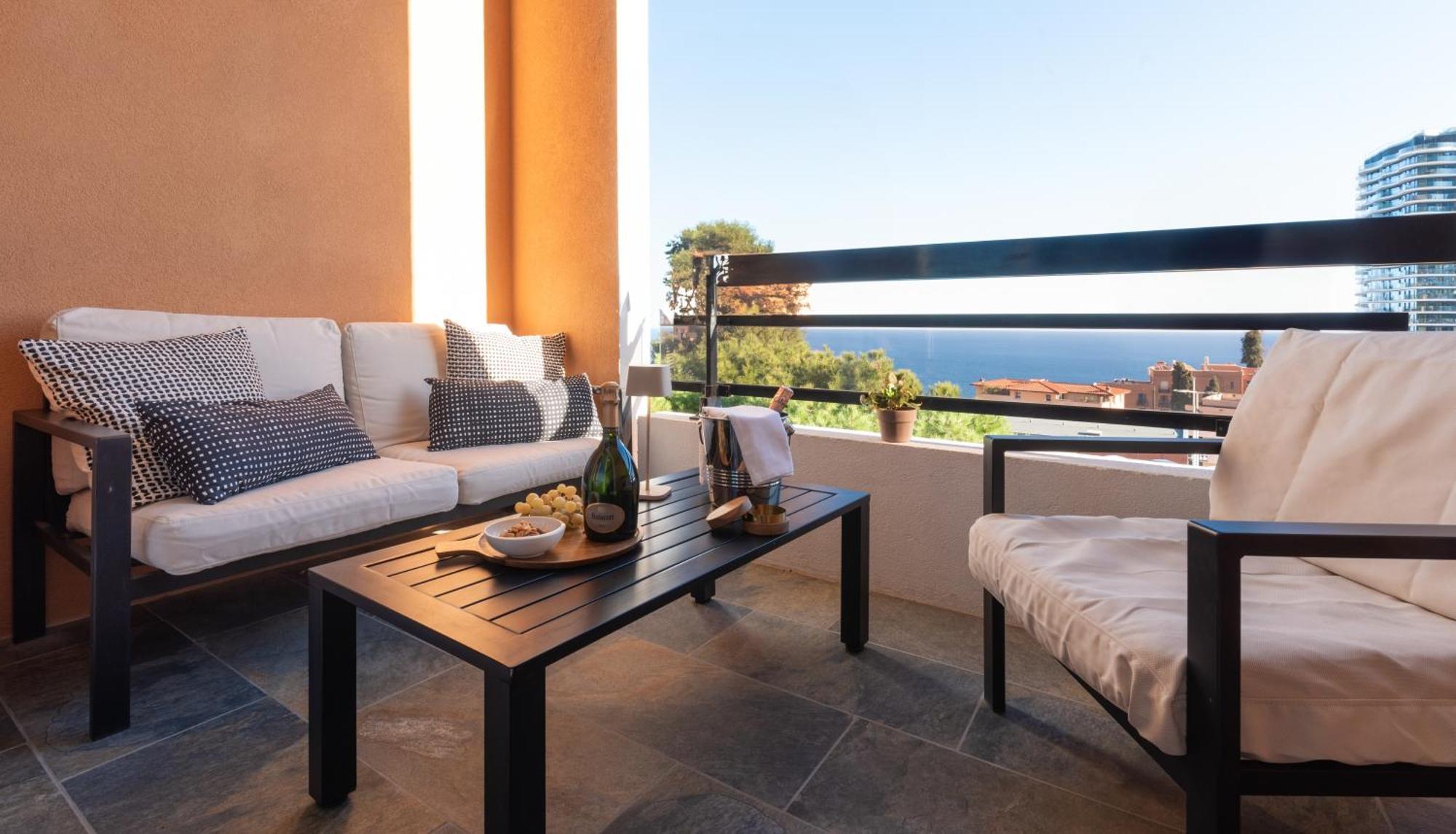 Monaco Border Luxury Suite - Sea View - Pool Beausoleil Ngoại thất bức ảnh